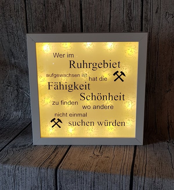 Beleuchtetes Bild " Ruhrgebiet-Schöhnheit"